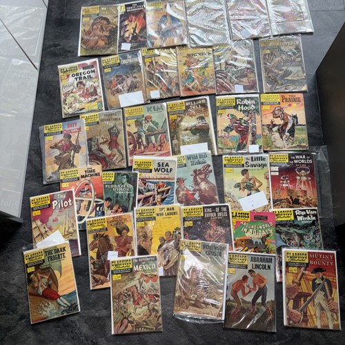Classic illustrated comics lot - classic,