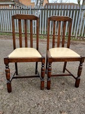 Super Clean Pair Of Oak 1930's