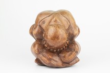 Vintage Wood-Carved Praying