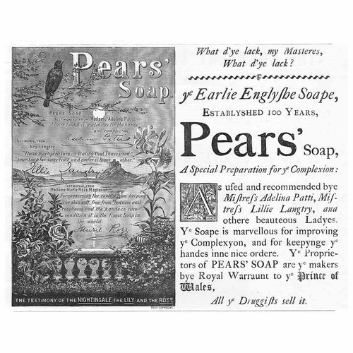 Pears soap what lack - what, d'ye