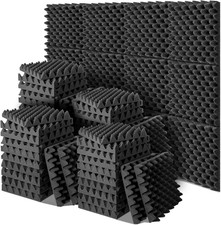 60 Pack 12x12x2 Acoustic Foam