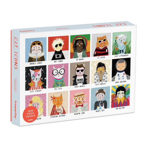 Jigsaw puzzle cat icons - jigsaw,