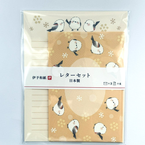 Shimaenaga bird letter set - shimaenaga,