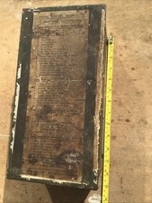 J A P Model 2 Engine Spares Tin Empty