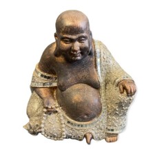 Brown Silver Buddha Statue