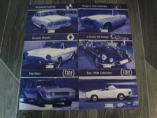 6 Atlas Classic Cars Leaflets