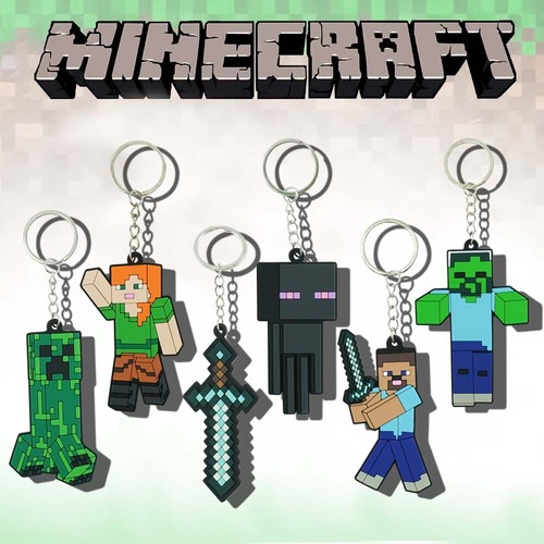 Licensed minecraft keyrings - licensed,