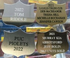 Custom Laser Engraved 3 Point