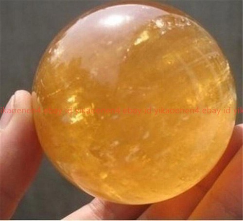 Natural citrine calcite quartz - calcite,