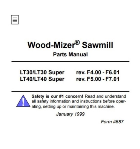 1996 woodmizer 40 super - 1996,