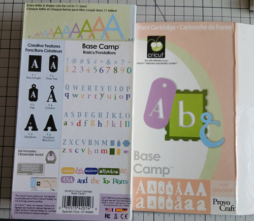 Cricut die cutter cartridge - die,