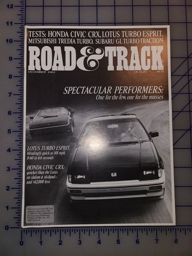 1984 honda civic brochure road - honda,