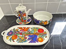 Villeroy & Boch Coffee Pot Bowl Tray Porcelain ACAPULCO Vintage