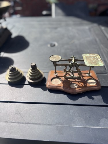 Vintage postal weighing scales