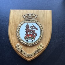 Bb46- Royal Navy HMS Royal Arthur wall plaque