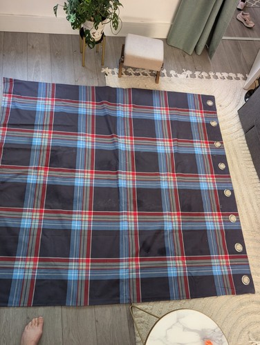 Dunelm tartan plaid blackout - dunelm,