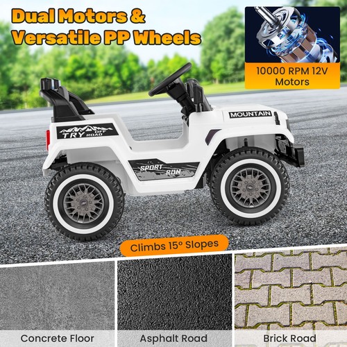 Kids electric ride jeep - electric, on