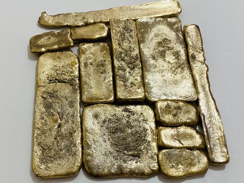 1000 grams scrap gold - bar, for
