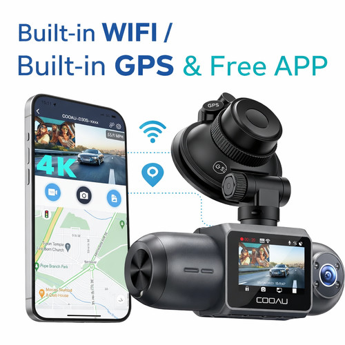 Cooau d30s dash - 4k, with