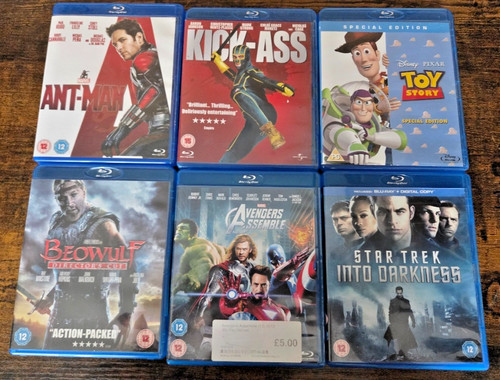 Blu ray film job lot - ray,
