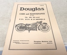 1929 DOUGLAS Motorcycles