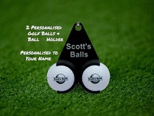 Personalised Golf Ball Holder