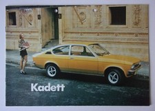 OPEL KADETT orig 1975 UK Mkt Sales Brochure - 1.2S Coupe