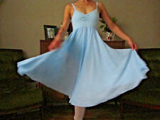 Professional adult lady ballet romantic dance long leotard dress - New