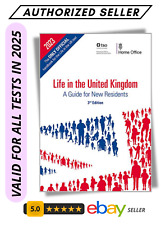 LIFE in the UK Handbook 3rd Edition Citizenship United Kingdom Test Book 2025