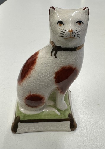 Antique kent staffordshire - antique, cat