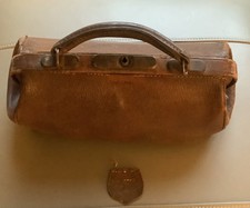 Antique small brown leather - small,