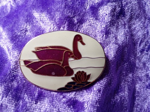 Vintage fish crown enamel - crown,