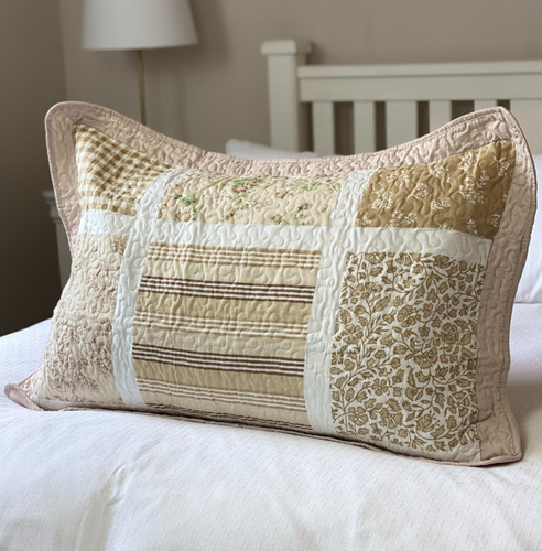 Patchwork style beige neutral - style,