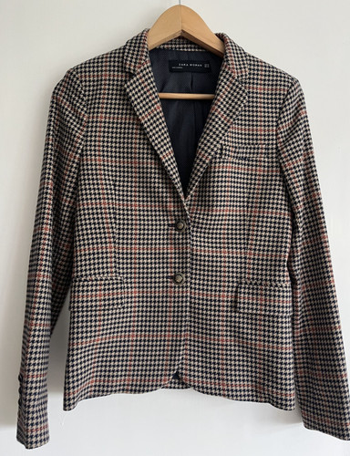 Zara womans brown check