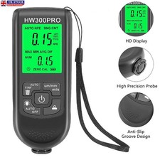 Digital Backlight LCD Film Car Paint Thickness Tester Coating Gauge Meter Tool