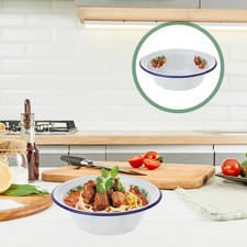  Enamel Bowl Large Enamelware