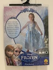 Rubie’s Official Disney Frozen Elsa Deluxe Costume Age 7-8 Parties Dress Up Days