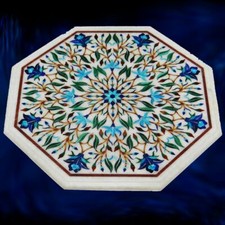 18" Marble Coffee Table semi