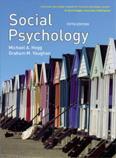 Social Psychology, Hogg, Prof Michael & Vaughan, Prof Graham, Used; Very Good Bo