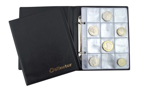 Black coin album holds - coin,