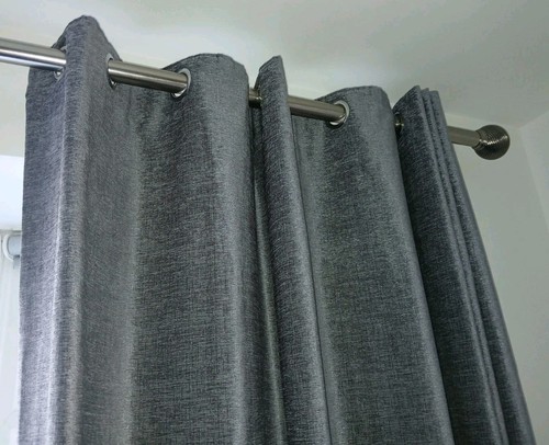 Curtains dark grey - 90",