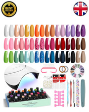 Gel Nail Polish Set with Lamp Starter Kit 24 Colours Gel Nail Kit with U V Light