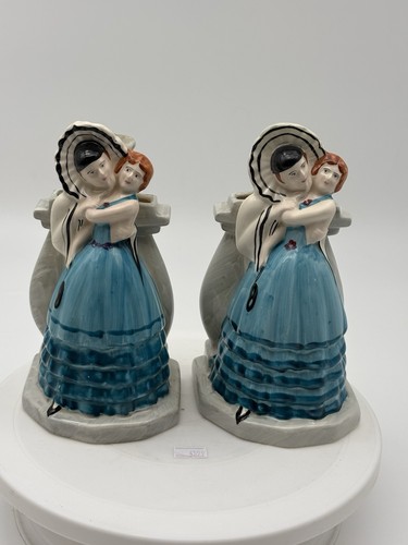 Pair art deco myott son - deco,