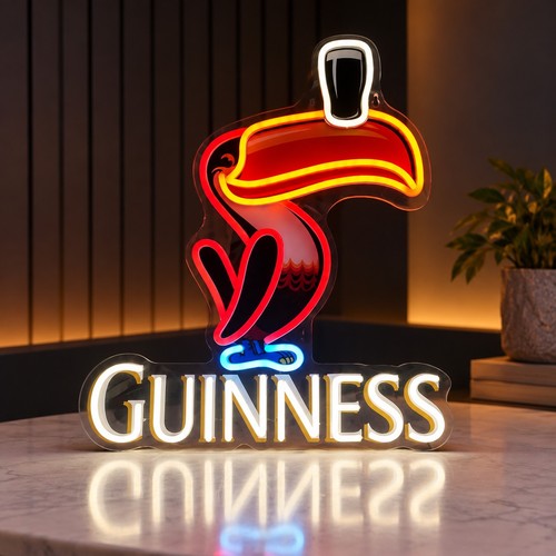 Guinness toucan neon led - guinness,