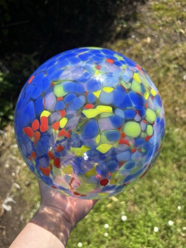 Large 20cm hand blown - hand, art