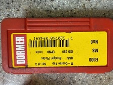 M8 Dormer Hss Straight flute 6H tap set