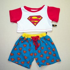 Build-A-Bear Superman Pyjama PJs Superhero Outfit Set