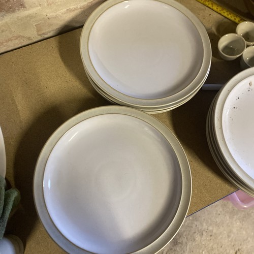 Denby linen dinner plates - plates, 2