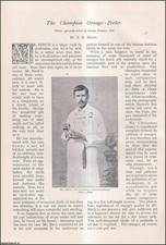 THE CHAMPION ORANGE-PEELER. MR. BIRCH. THE STRAND MAGAZINE : DISTINCTIVE, CAPTIV