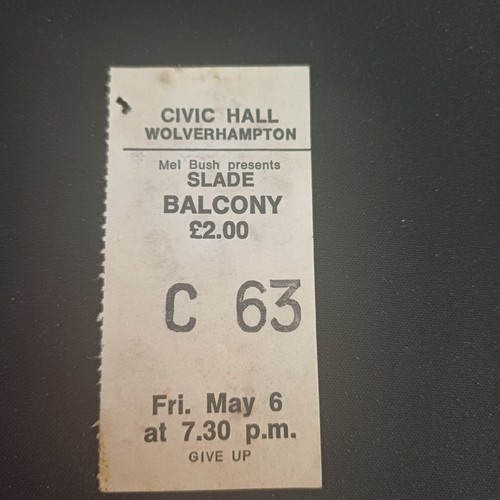 Slade gig ticket may - gig,